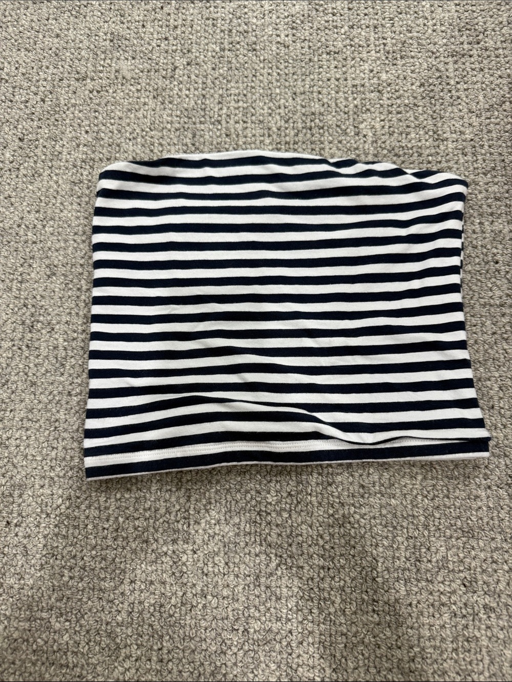 Brandy melville black and white stripped tube top